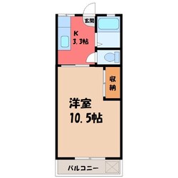 ニュー双葉マンション 2号棟の物件間取画像